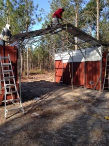 Pavilion construction